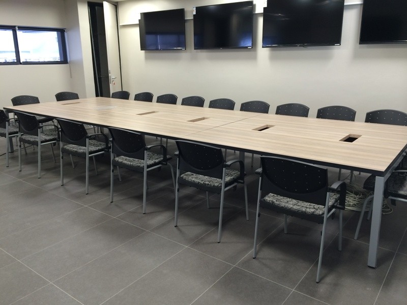 Large boardroom table